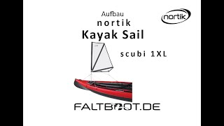 NORTIK SCUBI 1 XL kayak sail Segel [upl. by Ycak]