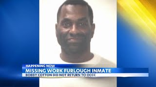 Authorities search for missing work furlough inmate [upl. by Horatius]