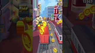 Subway surf gaming shorts youtubeshorts viralshort viralvideo funnyclip subwaysurfers [upl. by Kania]