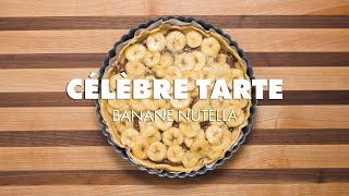 Recette Virale de Tarte aux Bananes et au Nutella [upl. by Guenna]