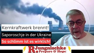 Brand im Kernkraftwerk Saporoschje Droht uns ein zweites Tschernobyl [upl. by Ainosal]