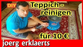 Genial einfach Teppichreinigung Polsterreinigung so wirds gemacht Tutorial Nr203 [upl. by Larena]