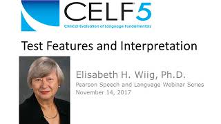 CELF5 Test Features and Interpretation [upl. by Mellar]