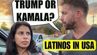 ¿Por QUIÉN Votarán LOS LATINOS en EEUU DONALD TRUMP o KAMALA HARRIS 🇺🇸  Entrevistas en la Calle [upl. by Salvadore]