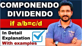 Componendo and Dividendo  Ratio and Proportion Properties  Class 10 ICSE  Arithmetic Tricks [upl. by Gallagher]