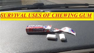 Forgotten prepper items Survival uses of chewing gum [upl. by Wallace]