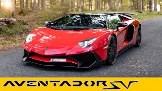 LAMBORGHINI AVENTADOR SV  ULTIMATE SUNSET VIBES OF A RARE SUPERCAR I 4K [upl. by Flore192]