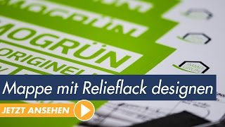 InDesign Tutorial Moderne Präsentationsmappe mit Relieflack erstellen  Teil 2  Unboxing [upl. by Eves681]