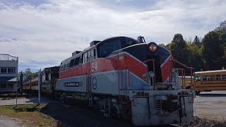 The Stourbridge Line 12PM Departure Returning To Honesdale Station 10122024 [upl. by Groveman]