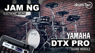 Yamaha DTXPRO sound module with drumtec Jam NG electronic drums [upl. by Yalc150]