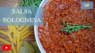 SALSA BOLOÑESA Italiana Casera Original [upl. by Standice]