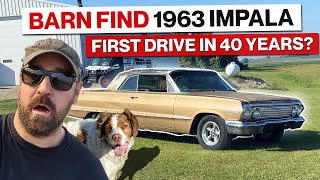 First Drive in 40 Years 1963 Impala Barn Find And More [upl. by Eseeryt]