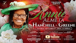 Graveside Service for Annie Almeta Greene [upl. by Janka]