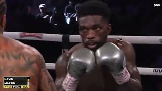 Gervonta Davis vs Frank Martin Full Fight KO Davis vs Martin Knockout [upl. by Anoyek]