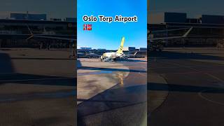 Oslo Torp Airport 🇳🇴 osloairport shorts travel [upl. by Ellerol541]