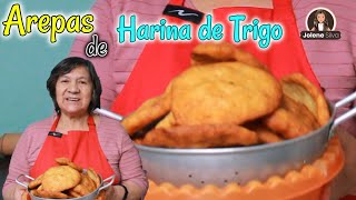 Arepas de Harina de Trigo 🇨🇴  con una invitada super especial ❤️😘 Facilitas 🔥 [upl. by Warga]