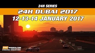 The Hankook 24H DUBAI 121314 JANUARY 2017 round 1 of the 24H SERIES 2017 [upl. by Auqenet]