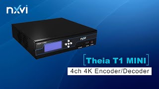 THEIA T1 MINI  4ch 4K EncoderDecoder Introduction [upl. by Leunamnauj]