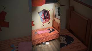 A Story Of Haunted House 🏚️  mini wood toywoodworking art skillwood hand crafts shorts [upl. by Eremihc496]