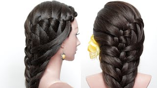 Easy hairstyle for long hair Braided hairstyle [upl. by Ma]