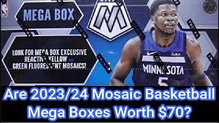 202324 Mosaic Basketball Mega Box Break [upl. by Ramahs250]