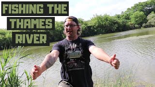 Fishing Thames River London Ontario  Fanshawe Dam  Dad TV [upl. by Ethbin531]