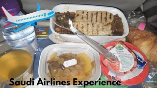 Saudi Airlines Flight Experience  Karachi To Jeddah  Saudi Airlines  Traveling Vlog [upl. by Notsuj]