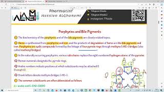 Porphyrins and Bile Pigments [upl. by Etteluap10]