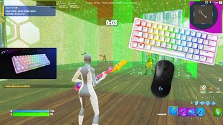 Razer Huntsman Mini Keyboard Sounds ASMR Box Fights Fortnite 240FPS 4K [upl. by Harikahs]