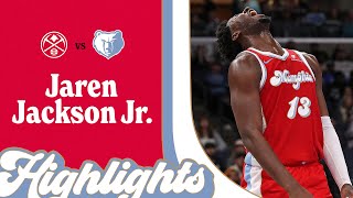 Jaren Jackson Jr Highlights vs Denver Nuggets [upl. by Zampardi814]