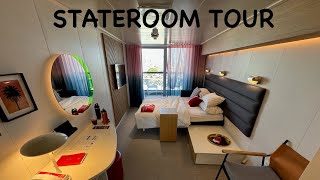 Stateroom Tour Virgin Voyages most popular Cabin The Sea Terrace on Scarlett Lady [upl. by Raskin]