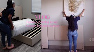 VLOG Setting up my Amazon Bed and Mattress [upl. by Zebaj816]