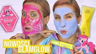 ♦ Brokatowa i piankowa maska 🙉 Pierwsze wrażenie nowości GlamGlow ♦ Agnieszka Grzelak Beauty [upl. by Jemmy617]