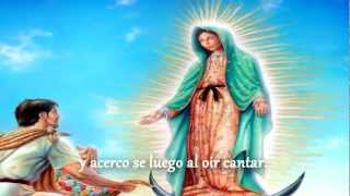 LA GUADALUPANA  CANTO A LA VIRGEN DE GUADALUPE letra [upl. by Gregorio]