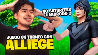 VOLVI A JUGAR UN TORNEO en FORTNITE con ALLIEGE 😱 [upl. by Mel]