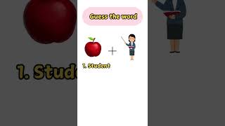 Guess the word guess guesstheemoji shorts quiz learnenglish words learnwords [upl. by Zora]