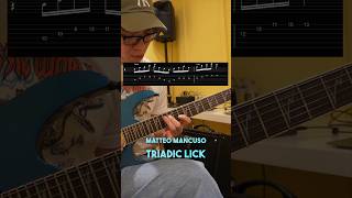 Matteo Mancuso Triadic Lick [upl. by Elwin243]