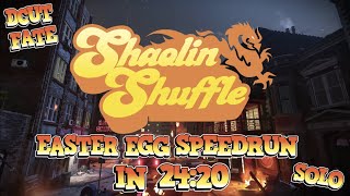 Shaolin Shuffle Solo Easter Egg Speedrun in 2420 Directors Cut Fate Only Former World Record [upl. by Ahcsatan]