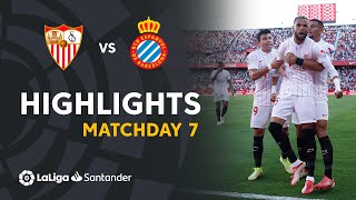 Resumen de Sevilla FC vs RCD Espanyol 20 [upl. by Jump809]