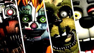 ALL FNAF 6 JUMPSCARES  Five Nights at Freddys 6 Freddy Fazbears Pizzeria Simulator [upl. by Leacim]