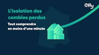 1 minute pour comprendre lisolation des combles perdus [upl. by Thrasher]