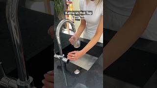 Putting our InSinkErator hot tap to the test against a kettle🚰 insinkerator shorts [upl. by Leoni810]