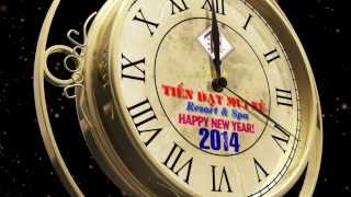 New year countdown Clock 2014 Project for TienDatResort [upl. by Cymbre]