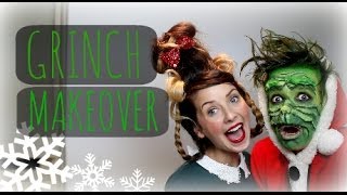 THE GRINCH MAKEOVER WITH ZOELLA  ThatcherJoe [upl. by Egap184]