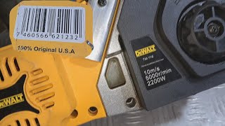 Аккумуляторная пила Dewalt TM116 обзор  тест [upl. by Erlin]