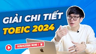 Giải đề thi TOEIC MỚI NHẤT 2024  Luyện thi TOEIC  Anh le TOEIC [upl. by Erlond946]