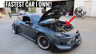 600HP Subaru BRZ Built Motor First Start Up [upl. by Edrock]