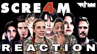 SCREAM 4 2011 MOVIE REACTION  FIRST TIME WATCHING [upl. by Elkraps]