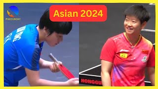 Sun Yingsha China vs Kim Kum Yong PRK  Asian Championships 2024 [upl. by Merriman]