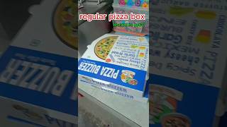 Regular pizza box khatam ho gye  pizza food foodie [upl. by Penn]